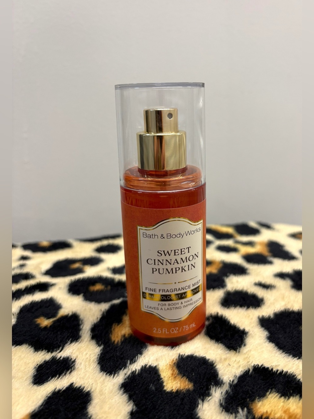 Sweet Cinnamon Pumpkin Body Mist by Bath & Body Works, Travel Spray 8 fl oz